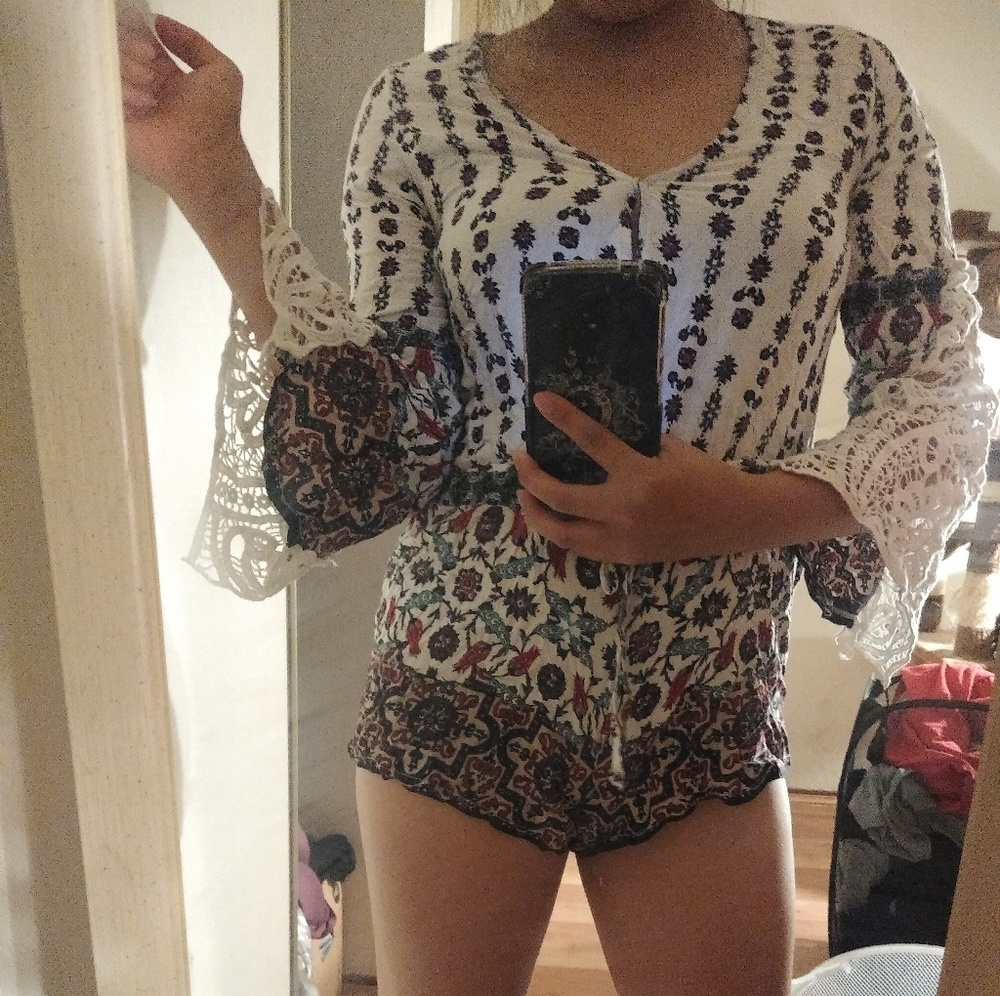 Flower romper